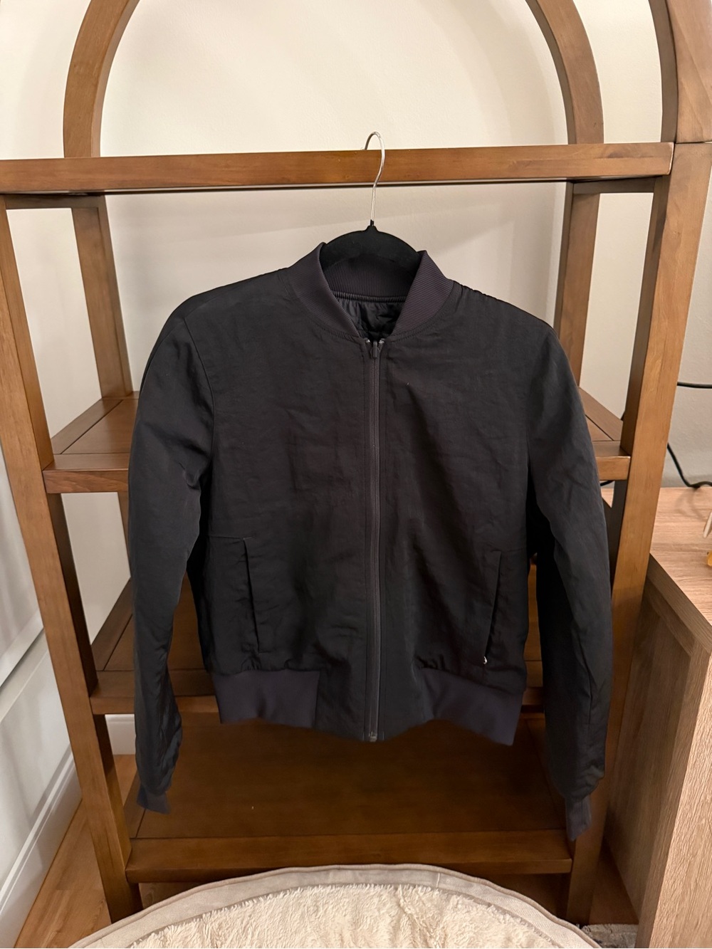 lululemon athletica Black Bomber Jacket
